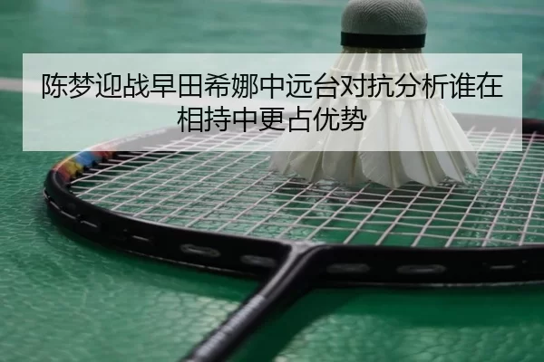 陈梦迎战早田希娜中远台对抗分析谁在相持中更占优势